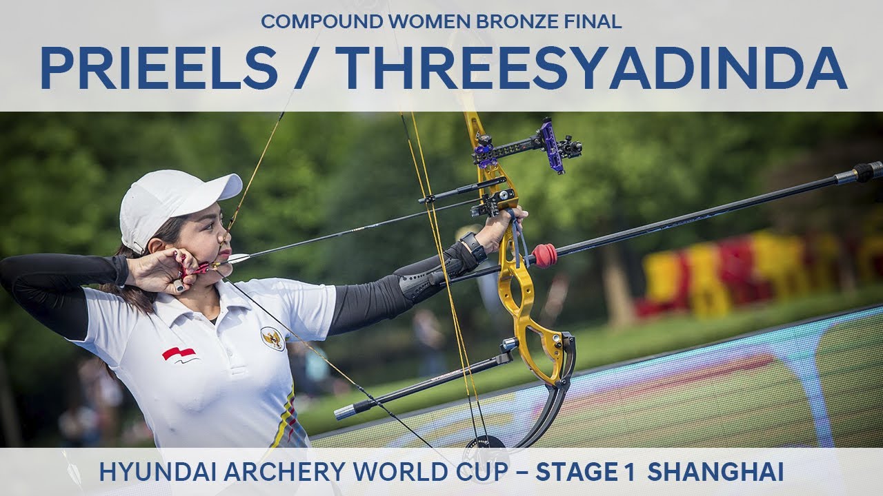 Sarah Prieels v Dellie Threesyadinda – Compound Women Bronze Final | Shanghai 2017