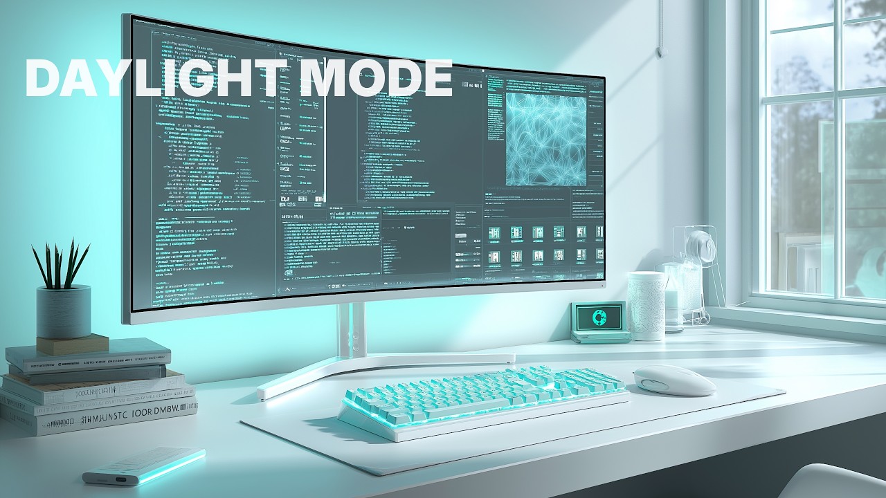 Bright Minimal Workspace | Daylight Overdrive | Minimal Focus Ambience | Deep Work Music [No Ads]