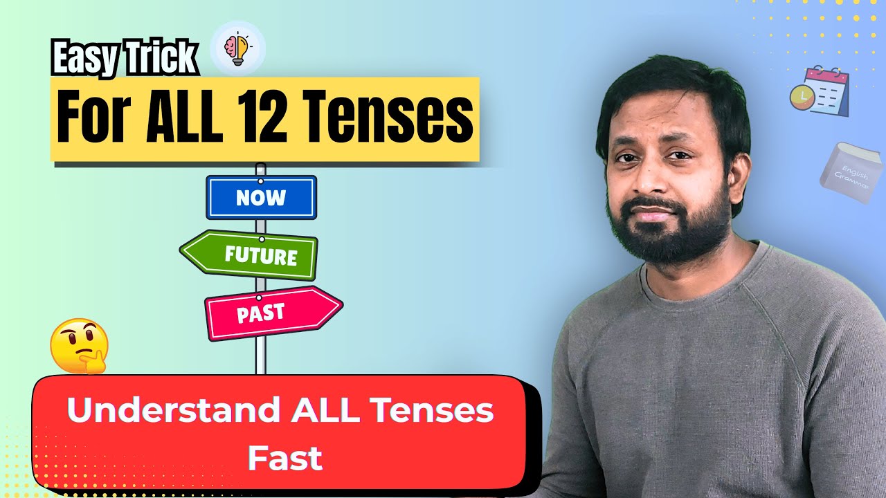 The Easiest Way to Learn All 12 English Tenses | Present, Past, Future Made Simple