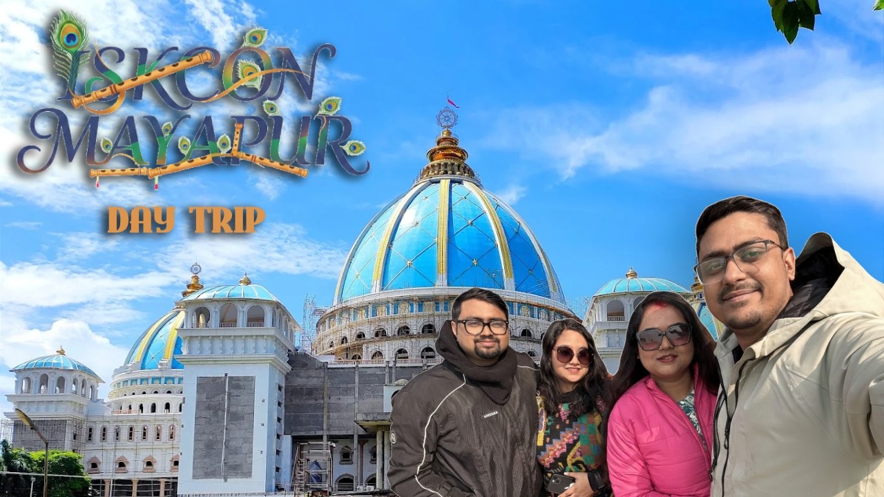 HARE KRISHNA | 2 Couple, 2 Bikes, 1 Spiritual Journey: ISKCON Mayapur Vlog 🏍️🙏 | Riding N160 & SP160