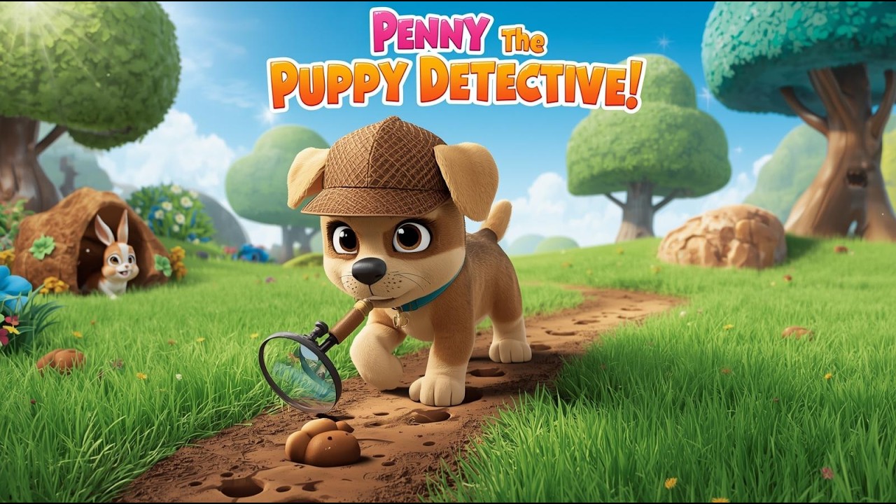 Penny the Puppy Detective 🐶🕵️‍♀️ | Fun Kids Adventure Story 🌿💛