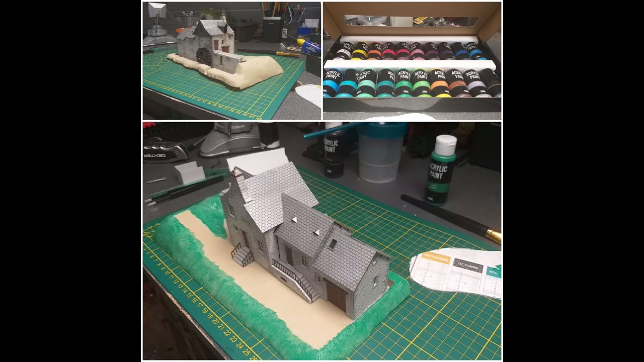 PEINTURE du MOULIN SARTHOIS Jouef I Partie 1