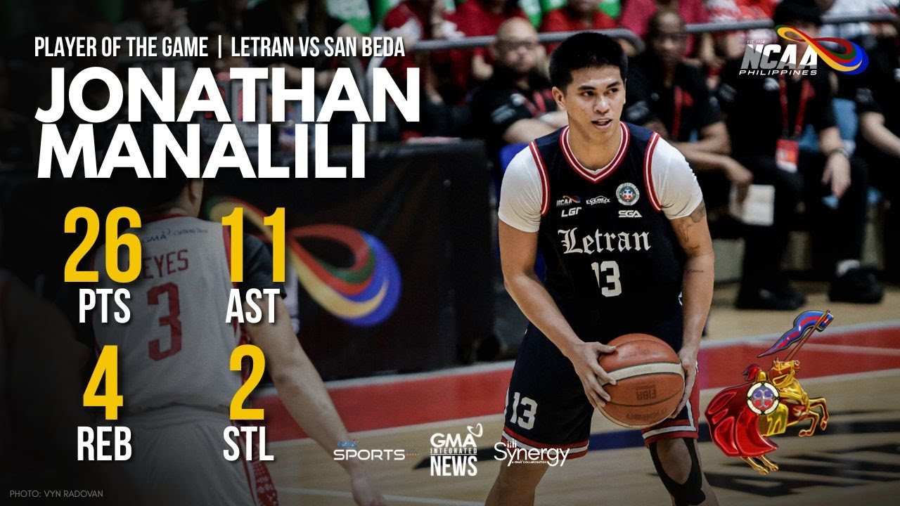 Player of the Game - Jonathan Manalili vs San Beda | NCAA Season 101