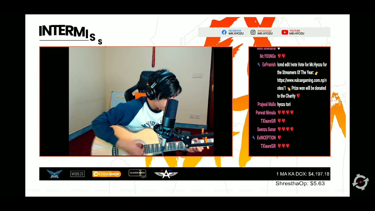 ExMr.Hyozu singing Naganya Maya . #exnation #elementrix #mr