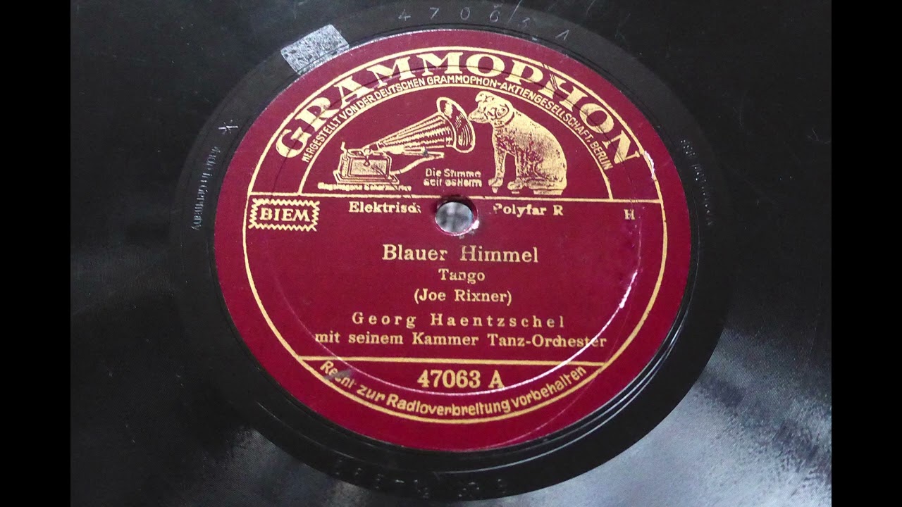 Georg Haentzschel spielt den Tango 