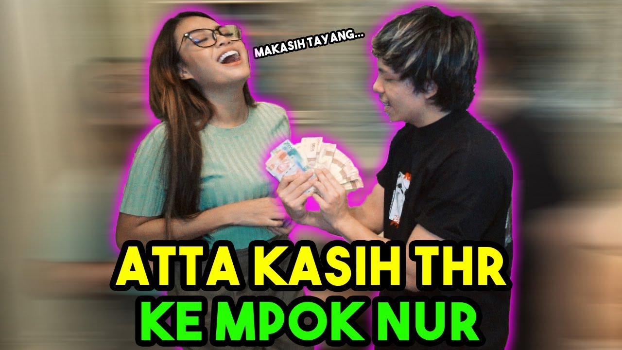 ATTA Kasih THR Buat Aurel... Makasih Sayang!!