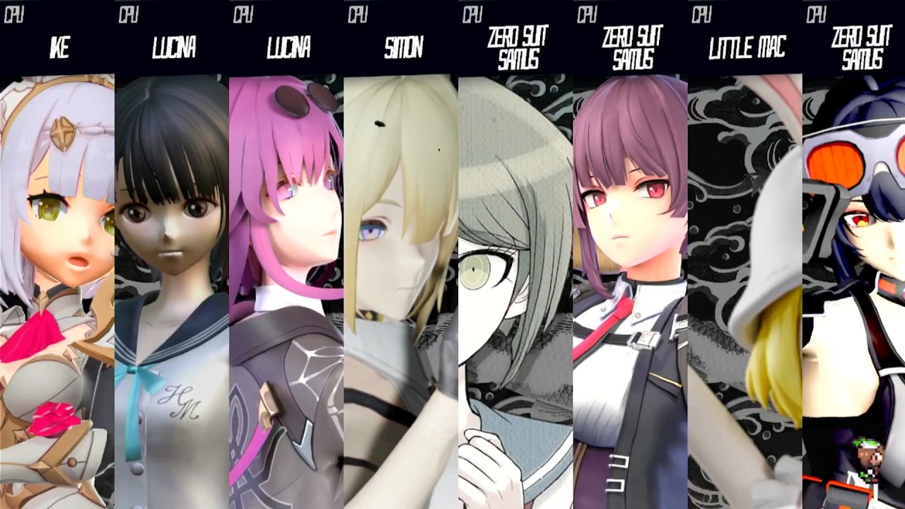 Amine Girl Battle - Requested Smash Bros Battle