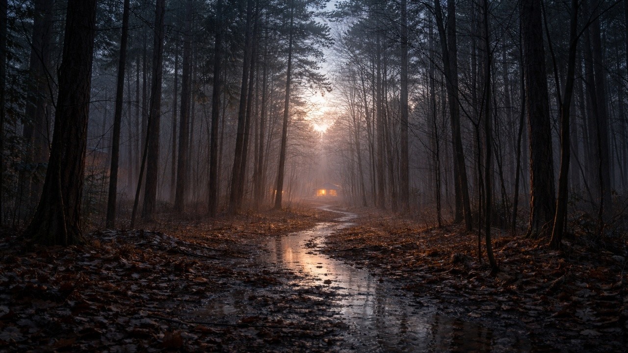 🌧️ Rainy Forest Evening in Early Spring 🌧️ | Relaxing Rain Sounds for Sleep