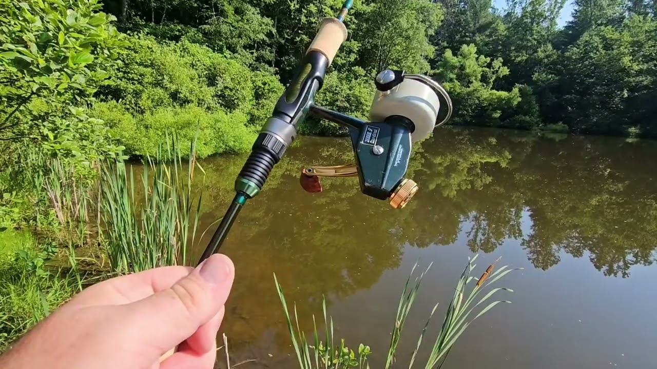 Рыбалка с ультралегкими катушками Vintage Zebco Cardinal 3