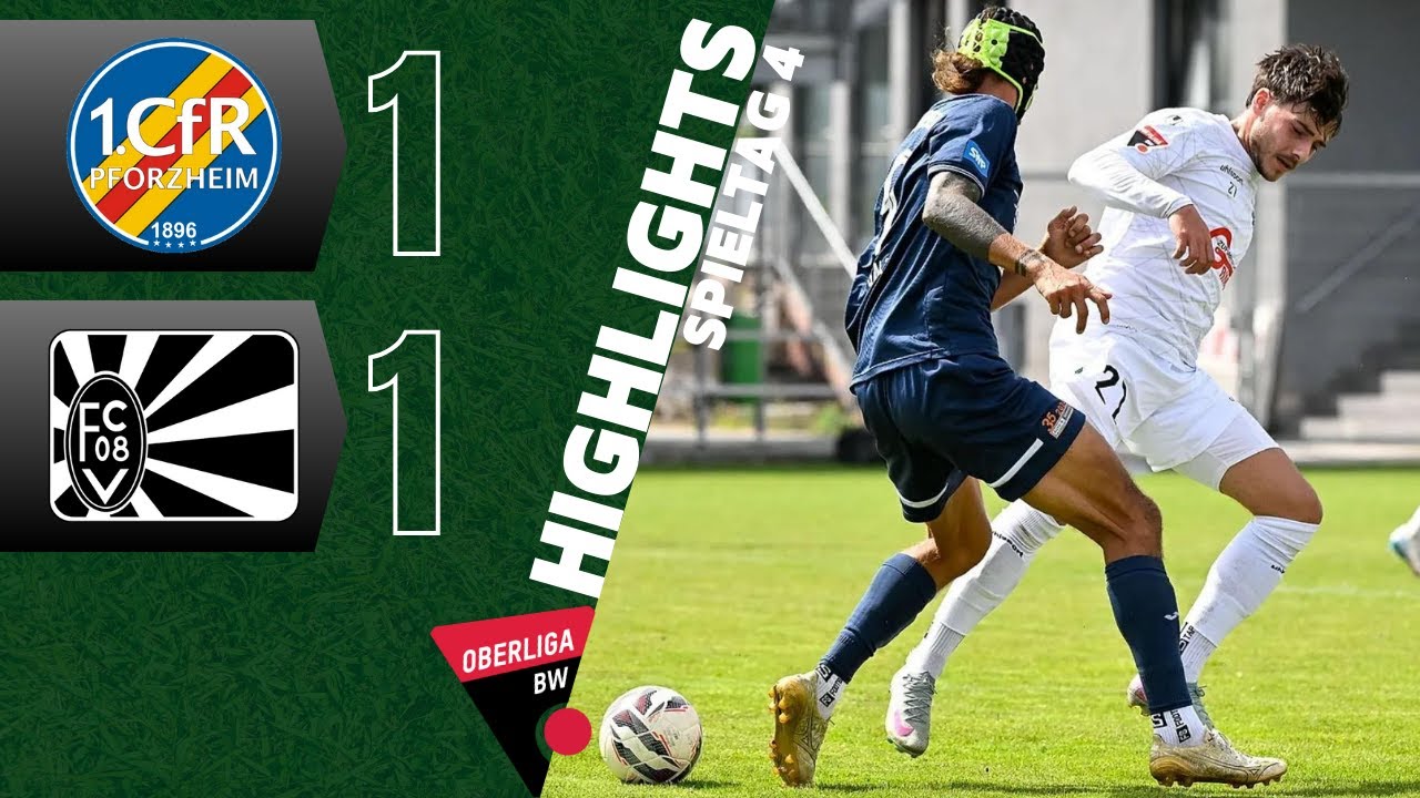 HIGHLIGHTS | 1. CfR Pforzheim - FC 08 Villingen | Oberliga 2025/26, Spieltag 4