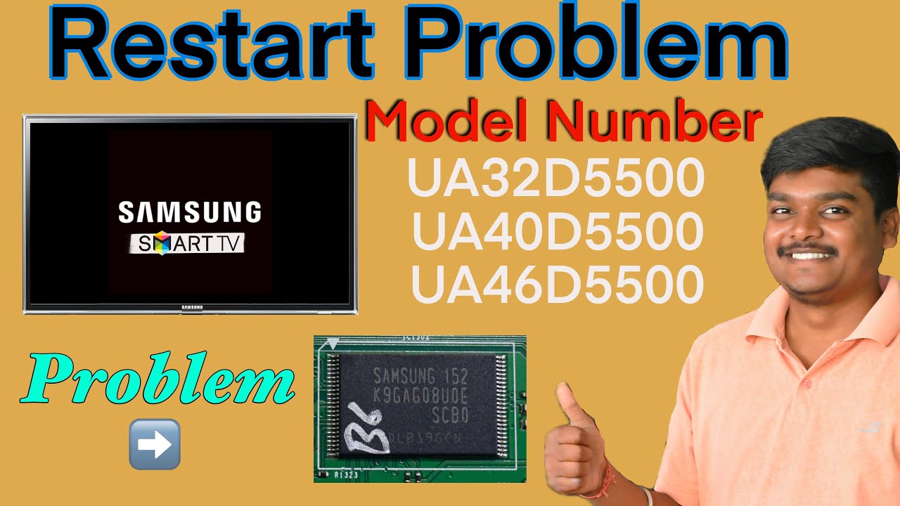Samasung Ua32D5500 Restart | Nand Ic Software | Ua40D5500 | Ua45D5500 | Hindi