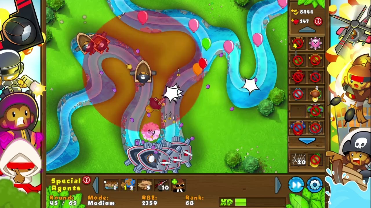 bloons td 5 random missions #1 / specialization