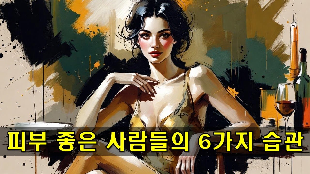 피부 좋은 사람들의 6가지 습관