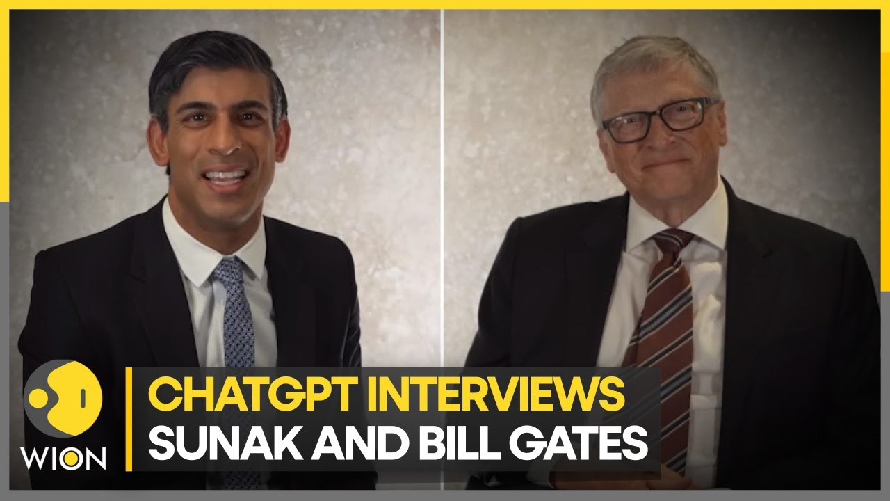 ChatGPT interviews Rishi Sunak and Bill Gates | Latest English News | WION