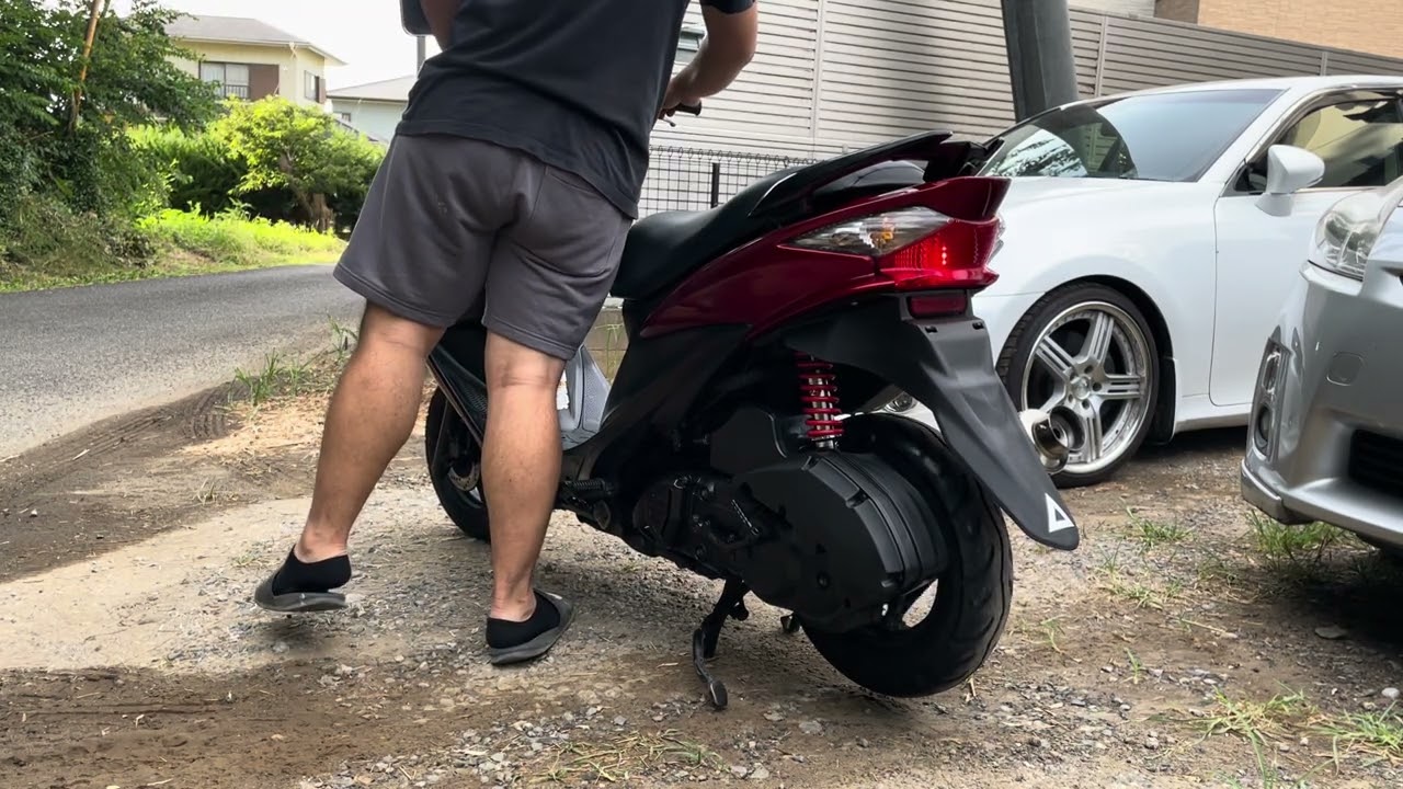 アドレスV125S 社外マフラー