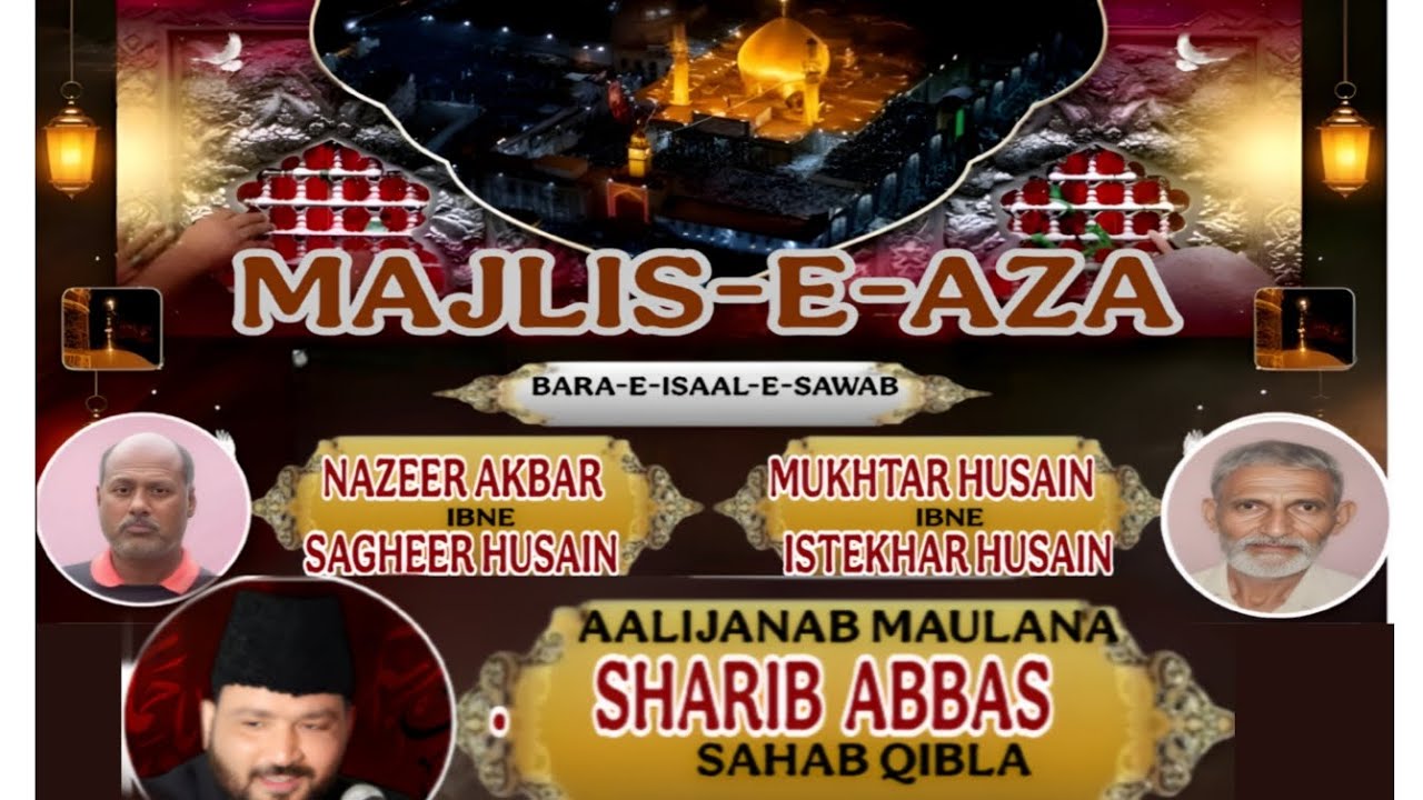 MAULANA SHARIB ABBAS SB.,MAJLIS-E-BARSI,MASJID ALLAHO AKBAR,K.D.A.JAJMAU,KANPUR