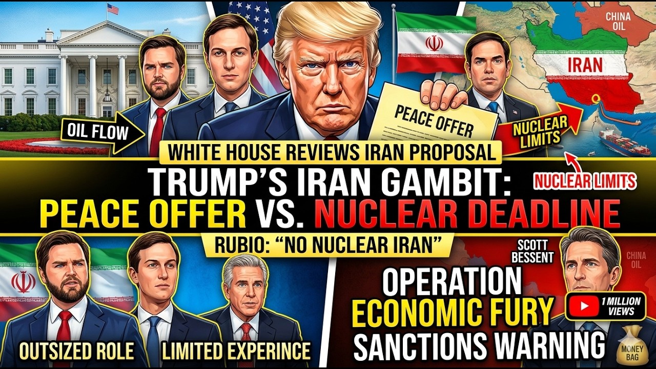 Trump Reviews Iran Peace Offer as U.S. Demands Nuclear Limits