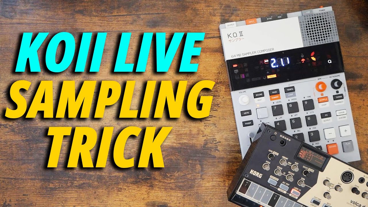 KOII Live Sampling Trick (Works While the Sequencer is Running!)