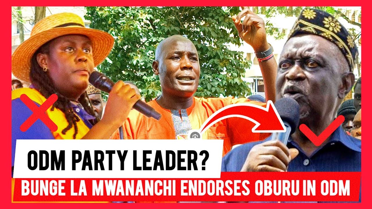 President of Bunge la Mwananchi Endorse Oburu Odinga as party leader in ODM