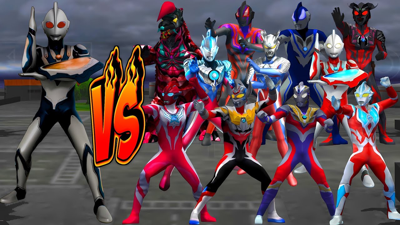 RIBUT DARKNESS VS ULTRAMAN OMEGA, RIBUT, REIGA, TRIGGER, GINGGA S, ZERO, ORB, GEED #ウルトラマン #ultraman