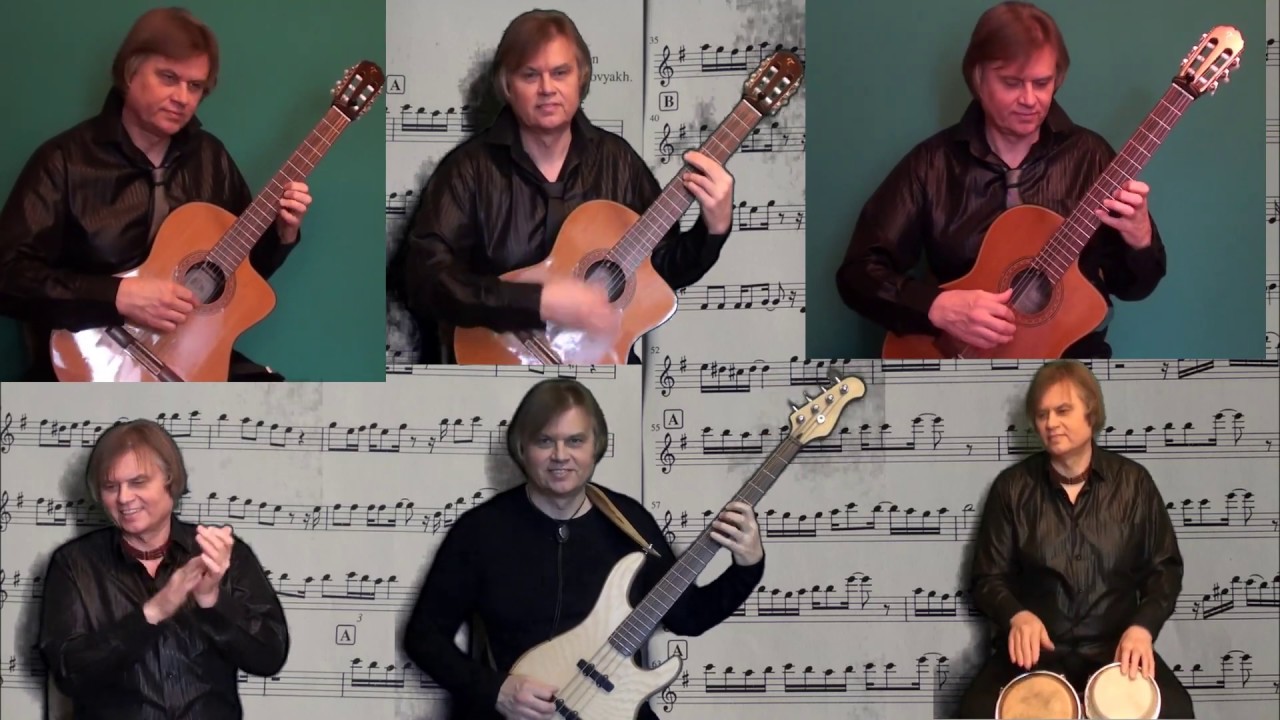 Taka Takata (La femme du Toréro).  Joe Dassin. Arrangement for the ensemble of guitarists.