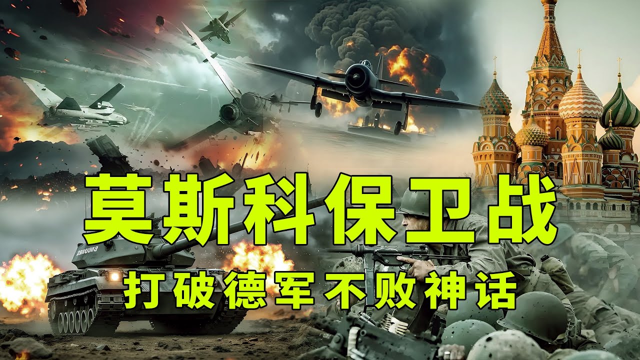 一口气看完莫斯科保卫战全过程，如何打破德国闪电战不败神话？