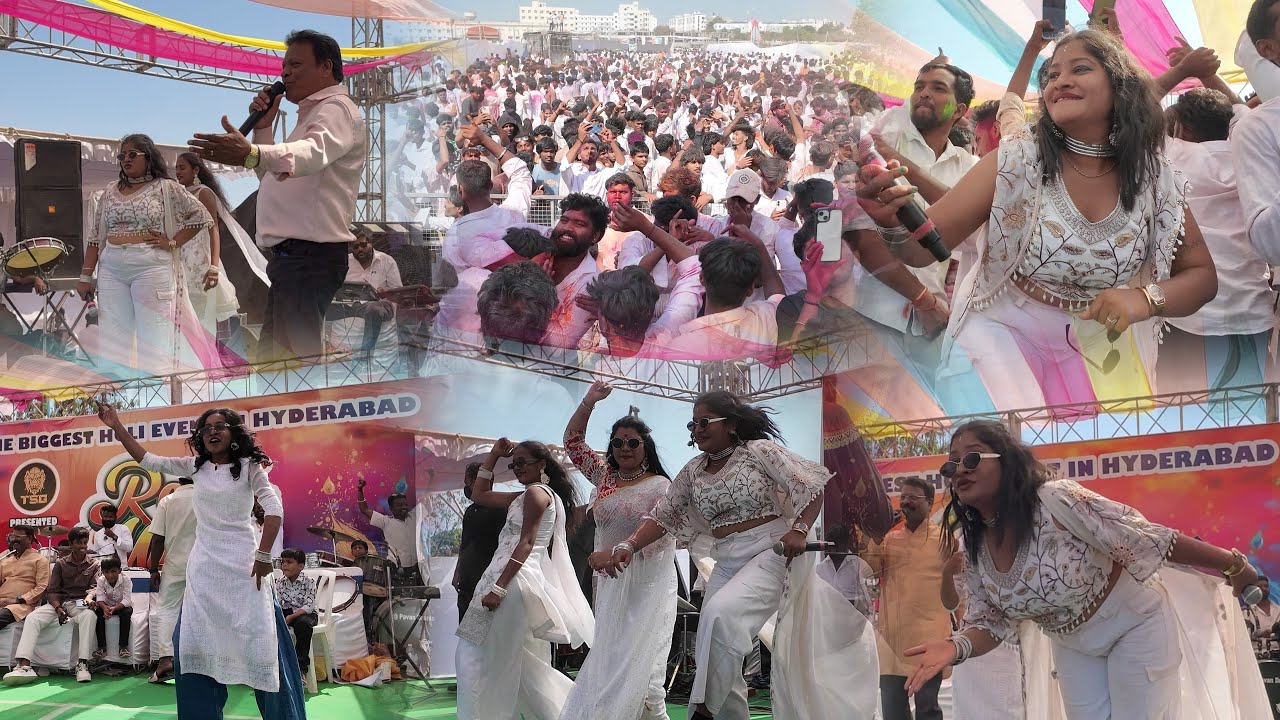 The Biggest Holi Event in Hyderabad, Rangmilang, Clementanna Singger