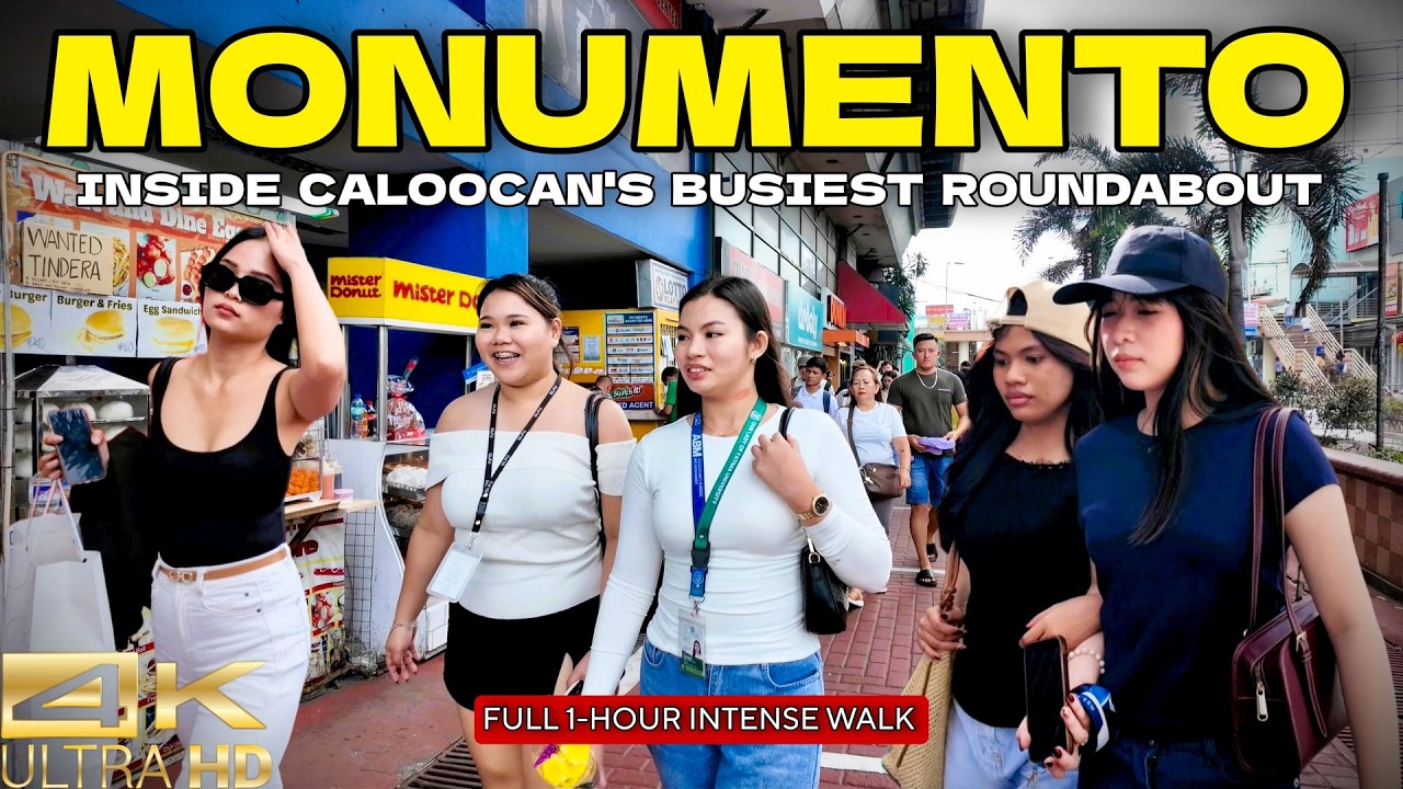 Ultimate Walk Around Monumento | Inside Caloocan&rsquo;s Busiest Roundabout [4K] 🇵🇭