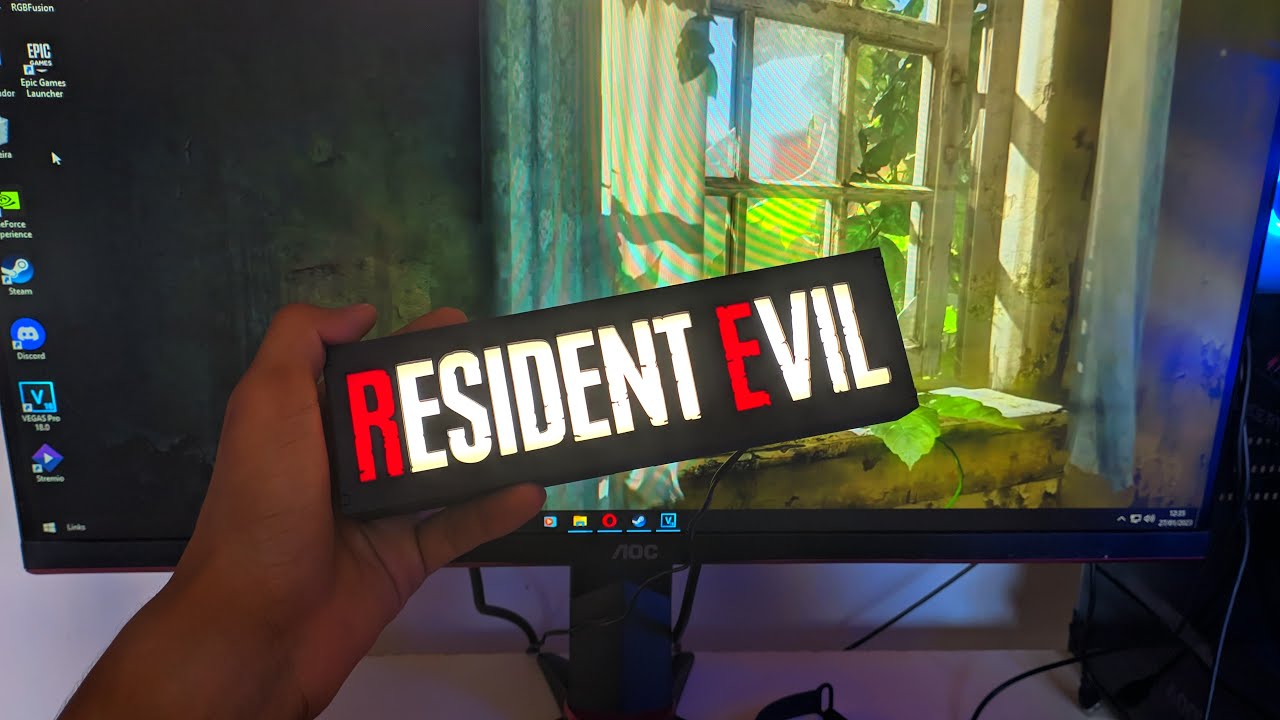 Comprei uma Luminária de RESIDENT EVIL