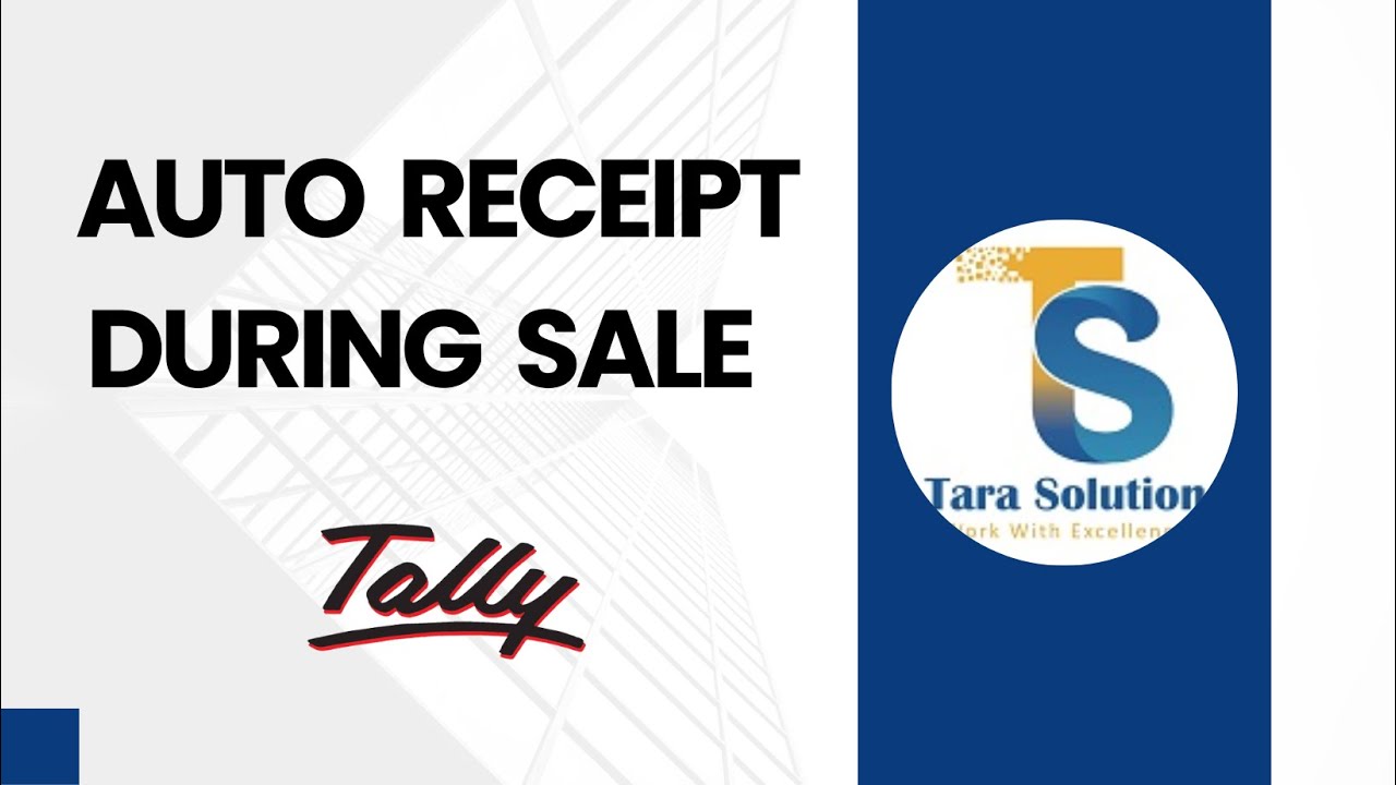 auto receipt during sale