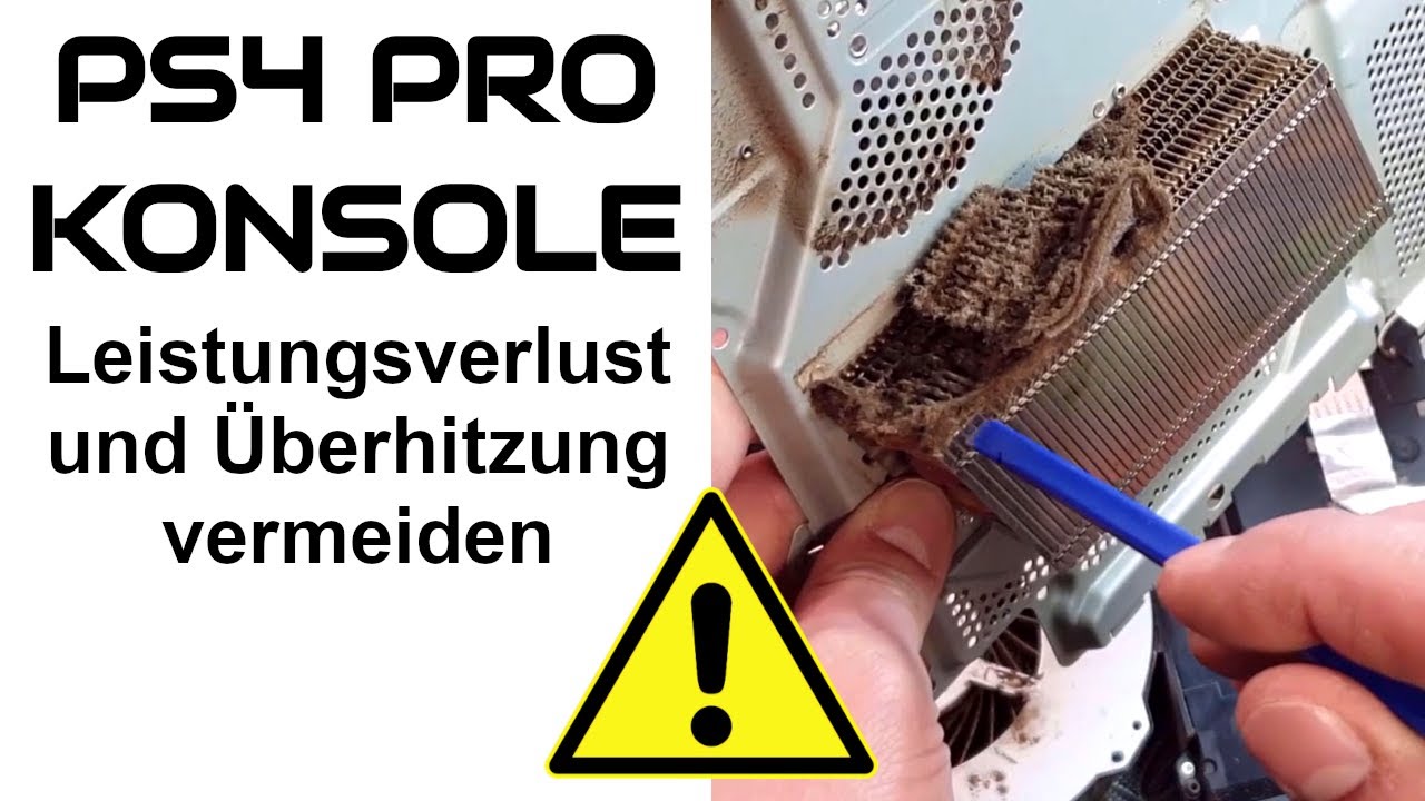 PS4 Pro Konsole laut wie ein Flugzeug | Leistungsverlust und Hitzetod vermeiden / reparieren wir es