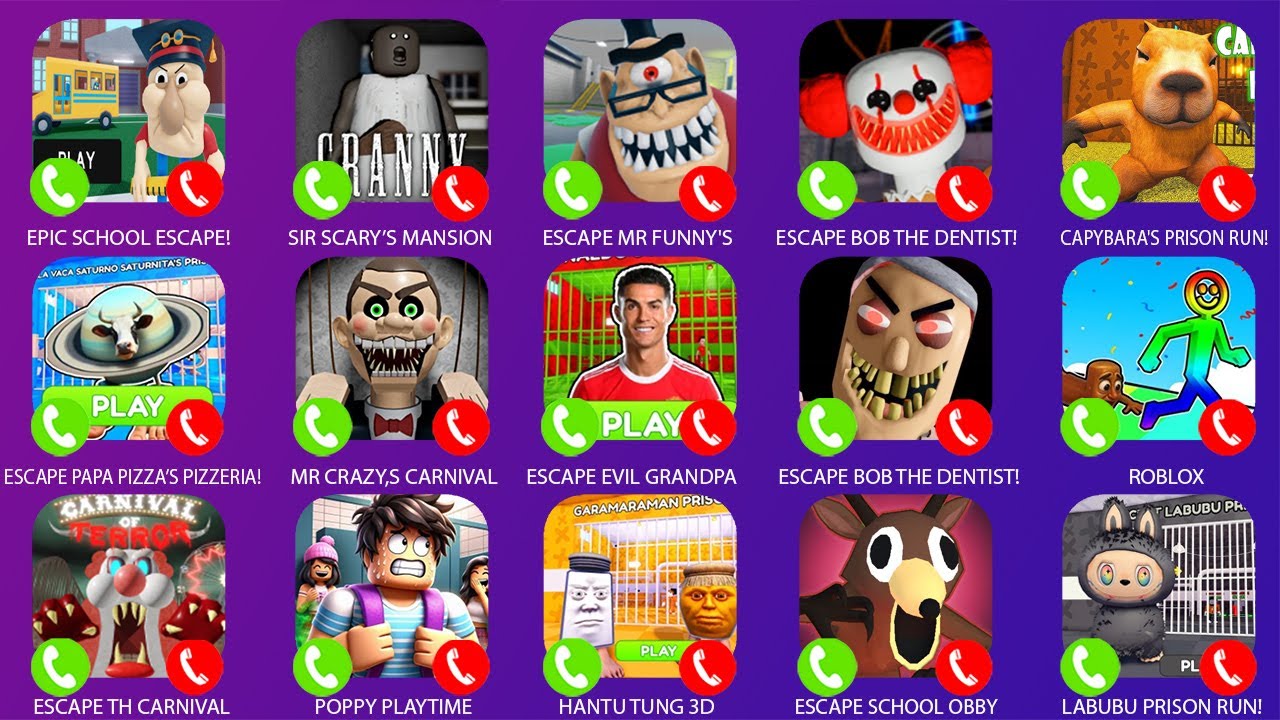 MR. NIGHTMARE,99 NIGHTS IN FOREST PRISON!,Mr Funny's ToyShop!,Roblox,Wilson's PRISON,GRUMPY GRAN!..