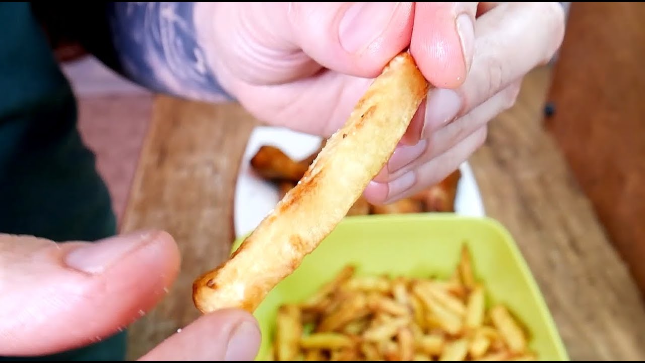 ТЕСТВАМ AIRFRYER - ХРУПКАВИ КАРТОФИ И ПИЛЕ БЕЗ ПЪРЖЕНЕ