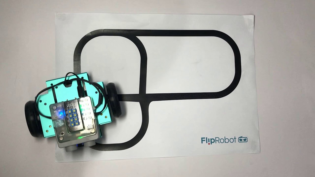 FlipRobot E300 - Variable Control Board &ndash; Line Tracing Mode