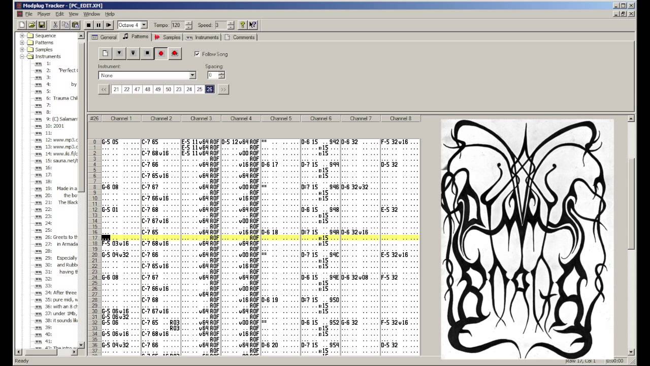 ModPlug Tracker Black Metal Dimmu Borgir cover - 