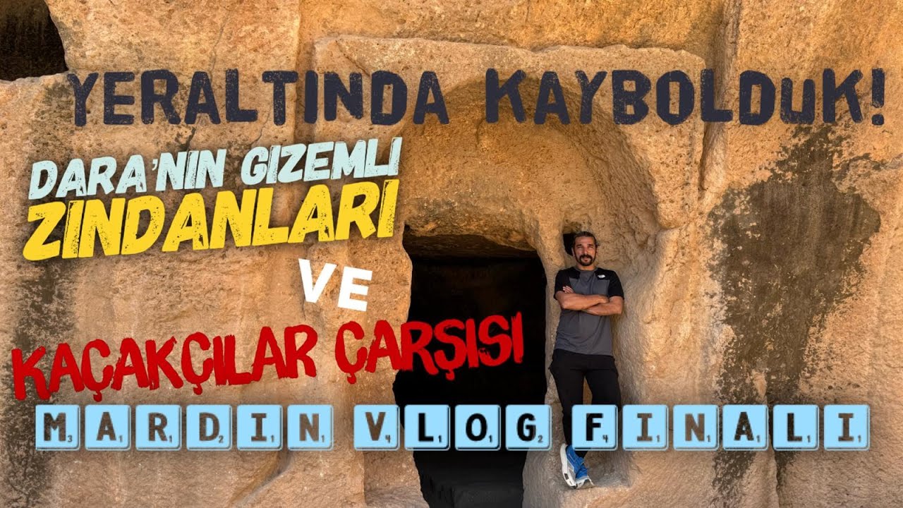 “Yeraltında Kaybolduk! Dara’nın Gizemli Zindanları ve Kaçakçılar Çarşısı | Mardin Vlog Finali”