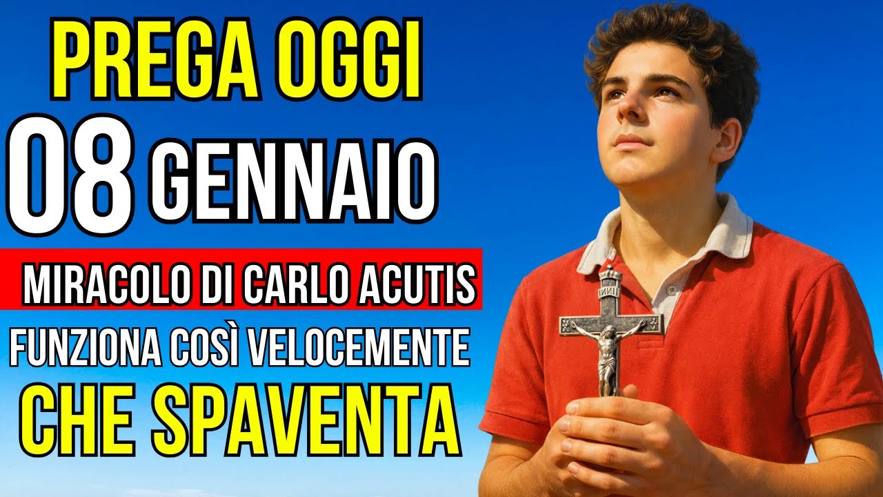 🙏 Rimani in Preghiera per 2 Minuti — Carlo Acutis Può Concedere Questa Grazia