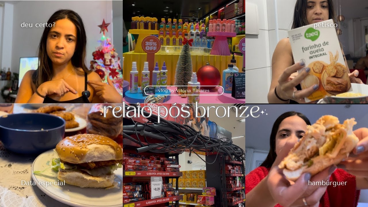 relato pós bronzeamento, petisco caseiro pro dog, data especial, novidades no shopping 