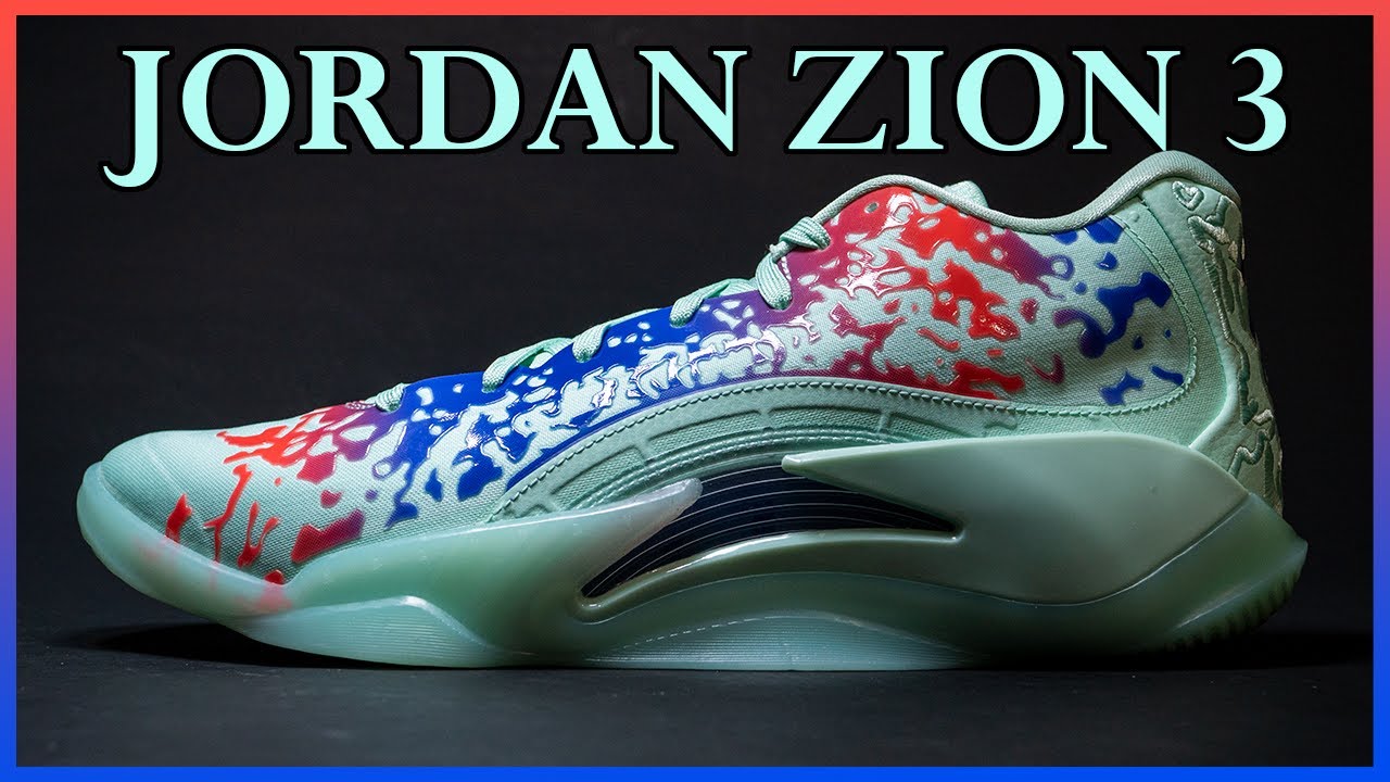 Jordan Zion 3 實鞋介紹 / 用上了配置比 Kobe 球鞋更好的鞋墊中底系統，還著後衛球鞋的流線造型！這不是我認識的鋒線球鞋啊～