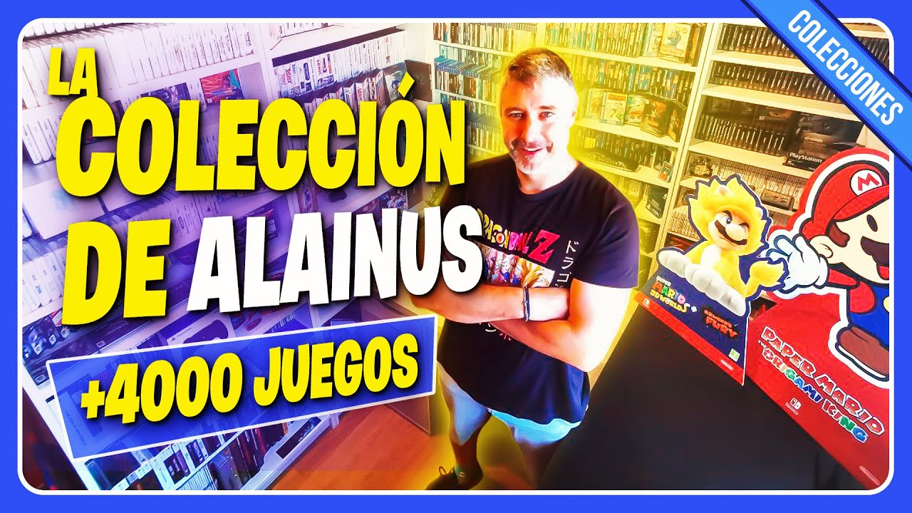 Una COLECCIÓN IMPRESIONANTE!!! ALAINUS´s ROOM TOUR. 4000 Videojuegos. Nintendo, Sony, Sega..de TODO!