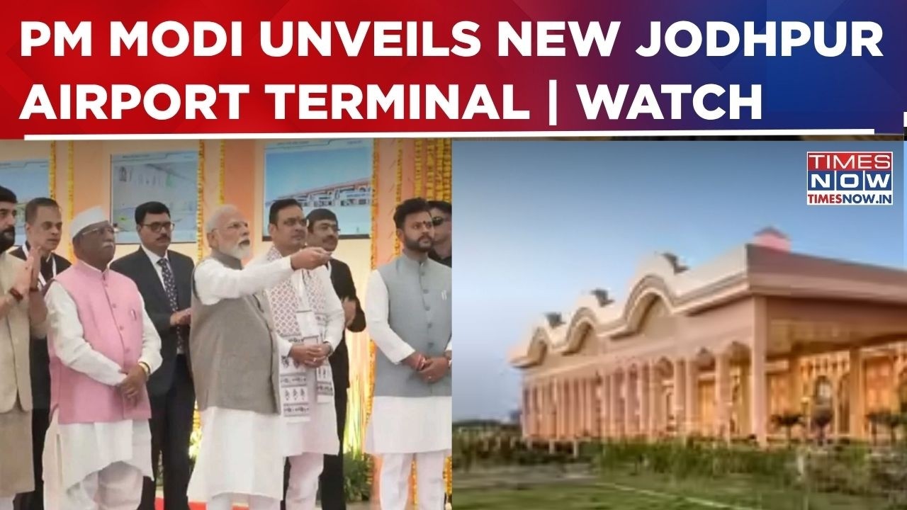 PM Modi Inaugurates New Jodhpur Airport Terminal, Launches Major Aviation Boost For Rajasthan |WATCH
