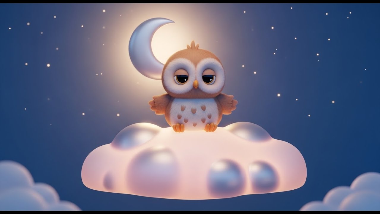 Little Owl Blinks in the Night | Gentle Night Animal Rhyme for Kids | Nursery Rhymes for Children