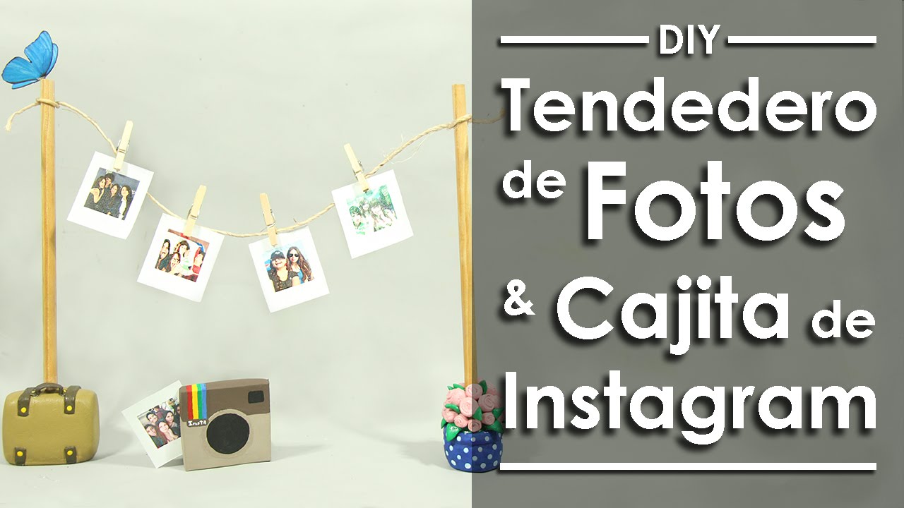 Mini tendedero de Fotos -DIY