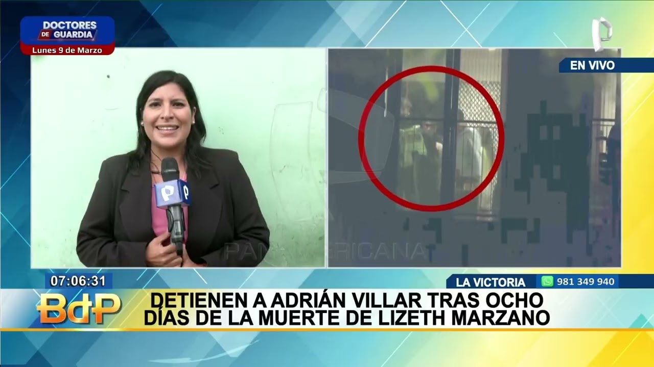 Detienen a Adrián Villar tras nueve días de la muerte de Lizeth Marzano (3)