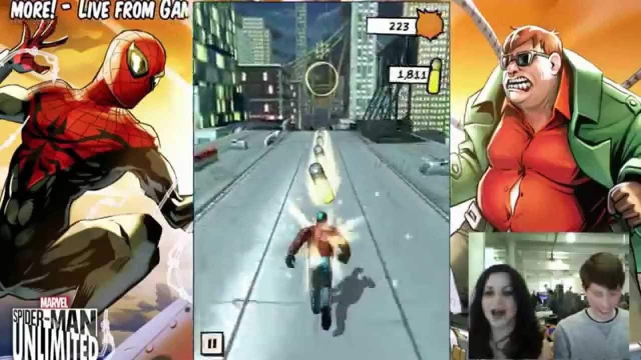 Spider-Man Unlimited Gameloft LiveStream 03.04.2015