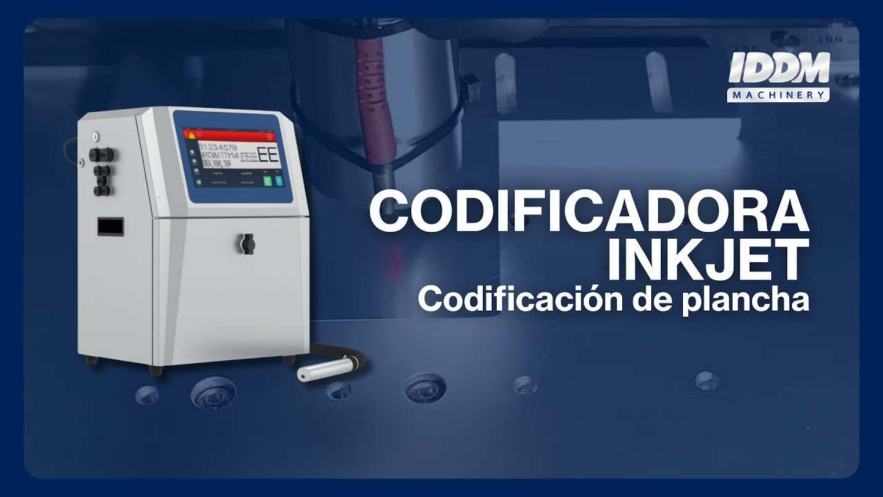 IDDM | Codificadora Inkjet |  Codificadora de Tinta por Plancha CIJ-K600