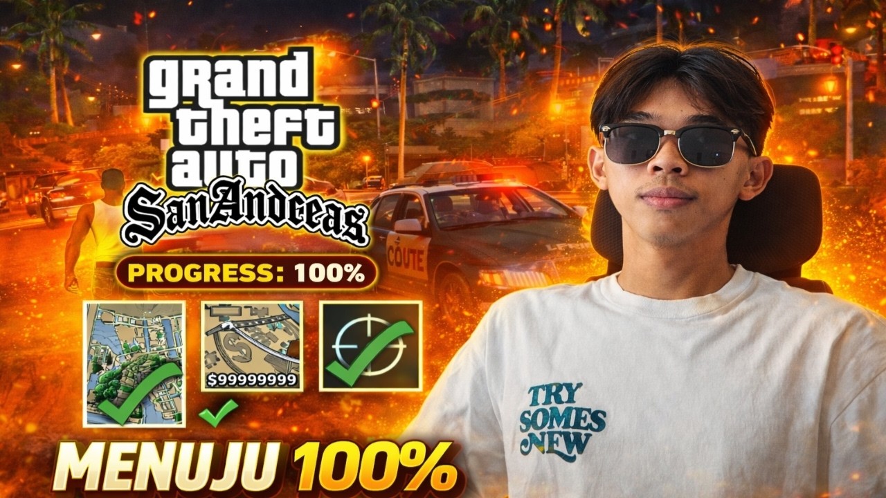 🔴LIVE! GTA San Andreas Menuju 100% Completion! Tamat Hari Ini?