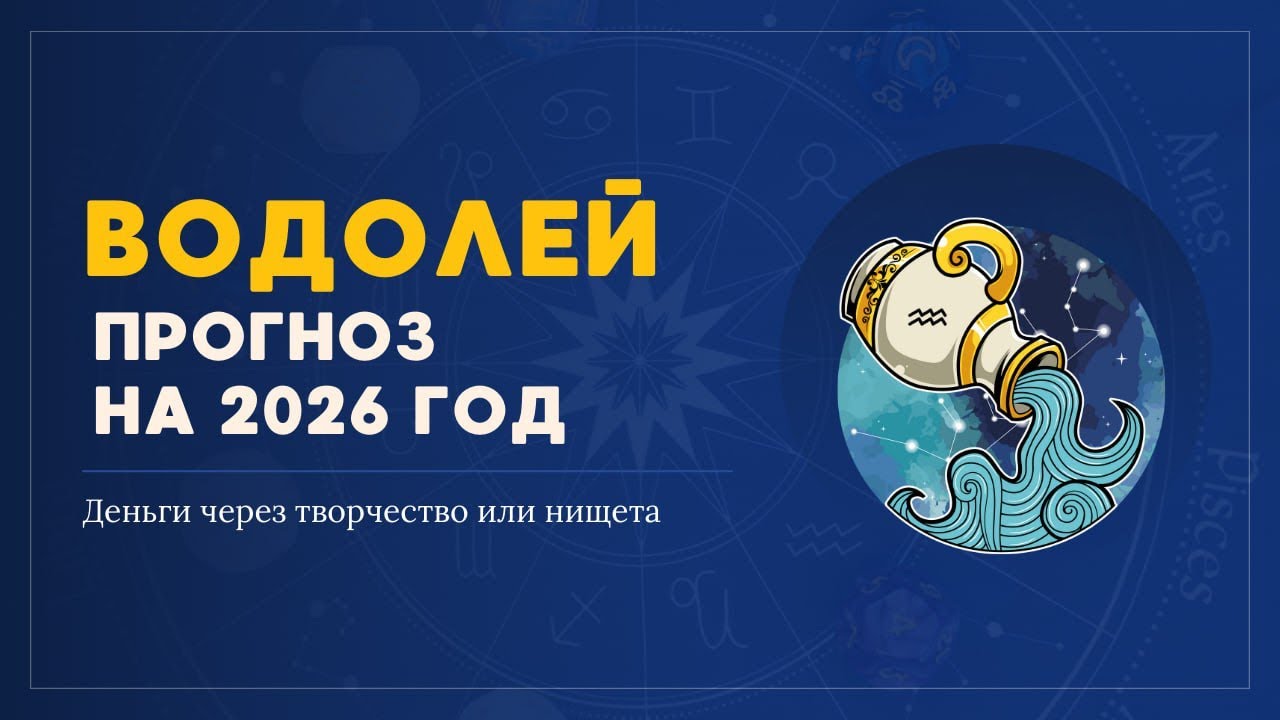 ПРОГНОЗ 2026 для ВОДОЛЕЕВ ♒️ | Три волны года. Из головы в тело