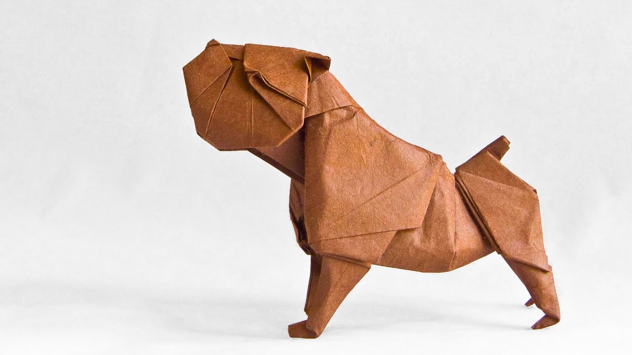 Origami Bulldog by Quentin Trollip