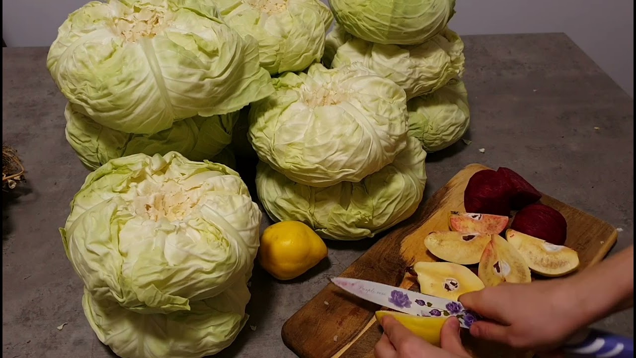 Varză murată la butoi / Rețete simple